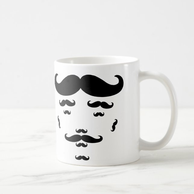 100% Mustache Coffee Mug (Right)