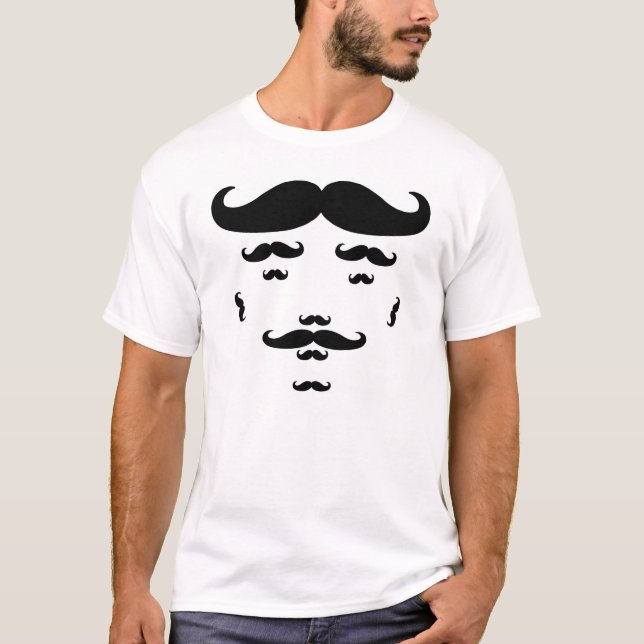 100% Mustache T-Shirt (Front)