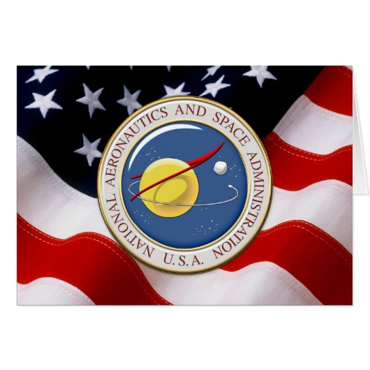 [100] NASA Emblem [3D] Cards (Front Horizontal)