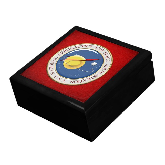 [100] NASA Emblem [3D] Keepsake Box (Side)