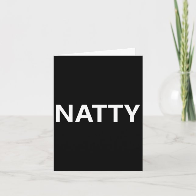100% Natty Muscle Lifter  Card (Front)