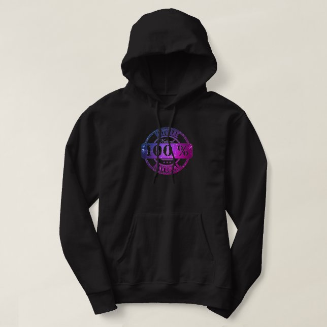 100% Natural Hoodie (Design Front)