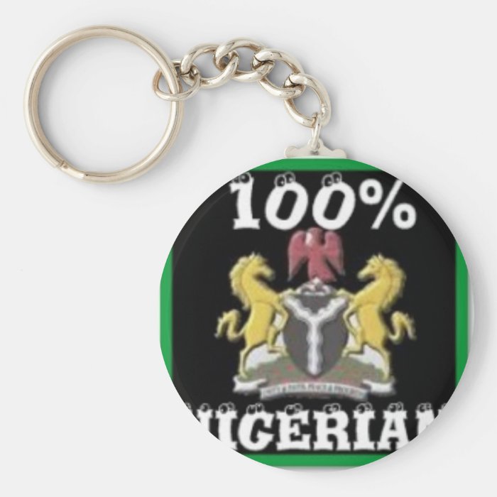 100% Nigeria Gift (Africa) Key Chains