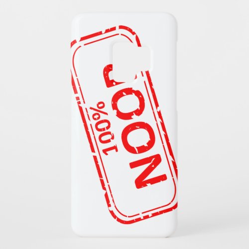 100 Noob Rubber_stamp Case_Mate Samsung Galaxy S9 Case