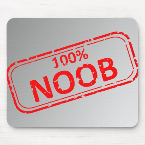 100 Noob Rubber_stamp Mousepad