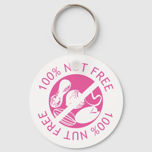 100 Nut Free Customized Color Keychains