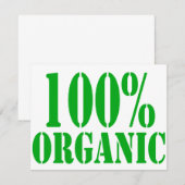 100% Organic (Front/Back)