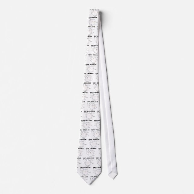 100% Organic (Citric Acid Cycle - Krebs Cycle) Neck Tie (Front)