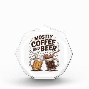 100% Organic Dad Acrylic Award