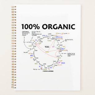 100% Organic Krebs Cycle Citric Acid Cycle TCAC Planner