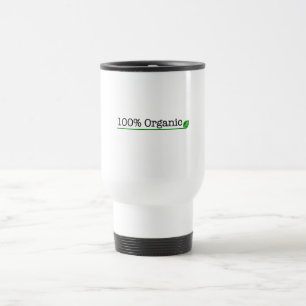 100% Organic Travel Mug