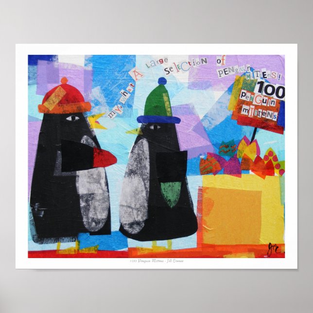 100 Penguin Mittens Poster (Front)