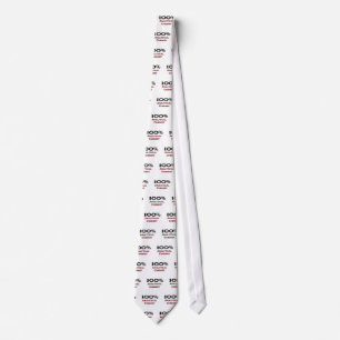 100 Percent Analytical Chemist Neck Tie
