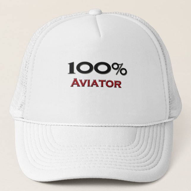 100 Percent Aviator Trucker Hat (Front)