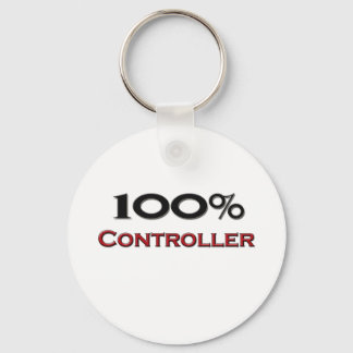 100 Percent Controller Keychain