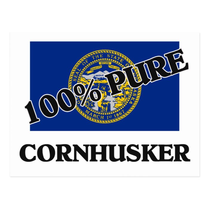 100 Percent Cornhusker Post Cards