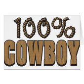 100 Percent Cowboy (Front Horizontal)