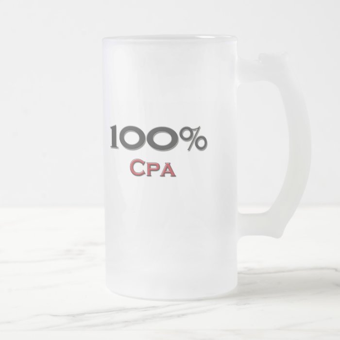 100 Percent Cpa Coffee Mug