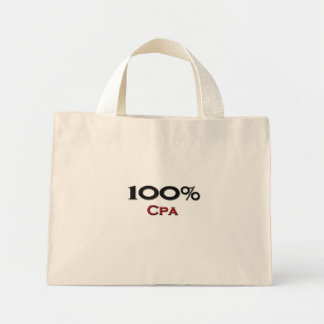 100 Percent Cpa Mini Tote Bag