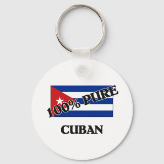 100 Percent CUBAN Keychain