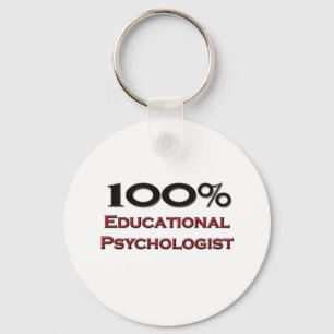 100 Percent Educational Psychologist Keychain