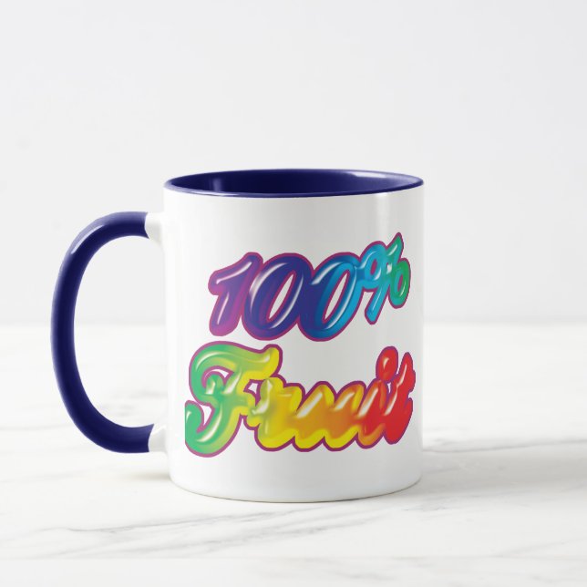 100 Percent Fruit Mug (Left)