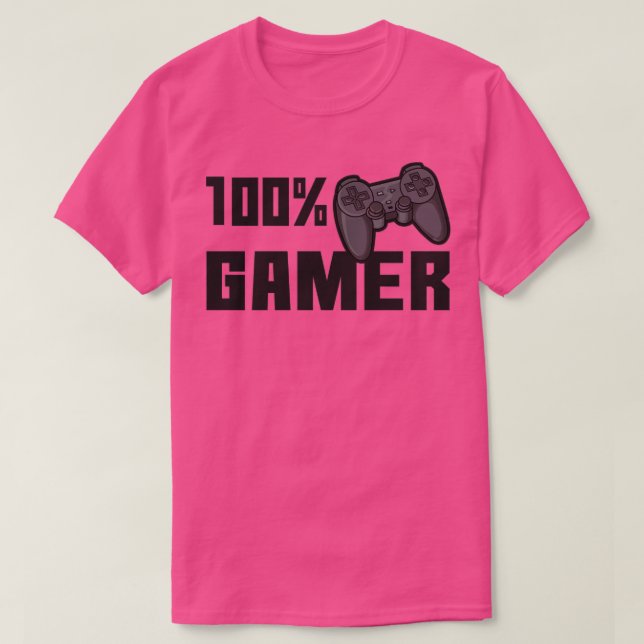 100 percent gamer T-Shirt (Design Front)