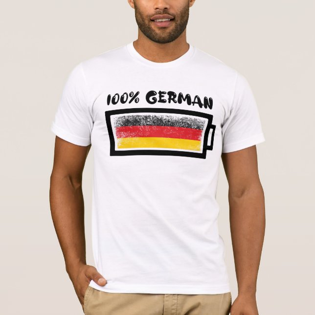 100 Percent German Flag T-Shirt (Front)