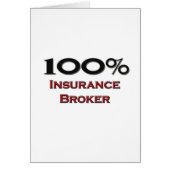 100 Percent Insurance Broker (Front)