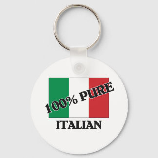 100 Percent ITALIAN Keychain