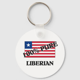 100 Percent LIBERIAN Keychain