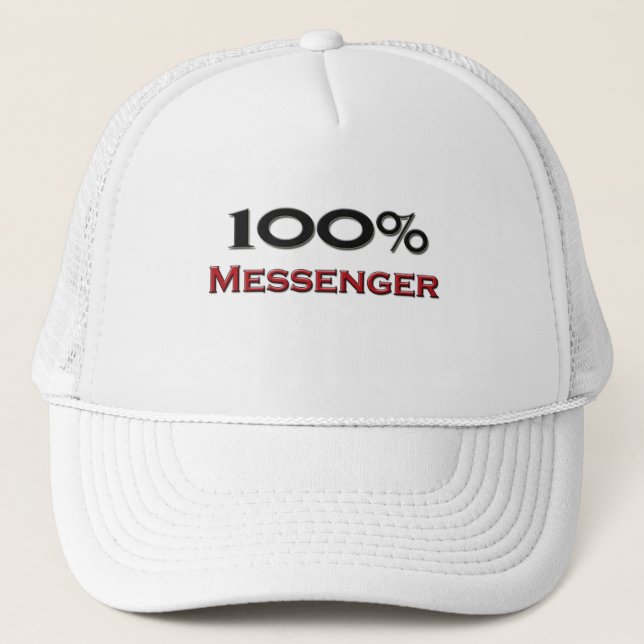 100 Percent Messenger Trucker Hat (Front)