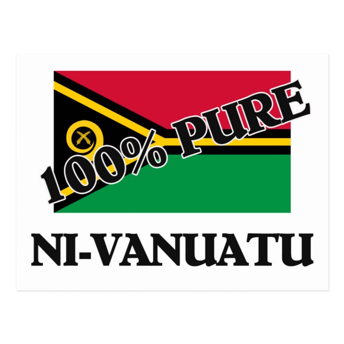 100 Percent NI VANUATU Post Card