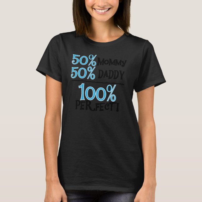 100 Percent Perfect Blue T-Shirt (Front)