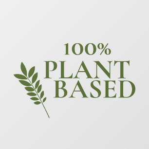 100 Percent Plant Based Window Cling