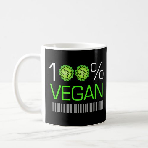 100 Percent Vegan  Coffee Mug