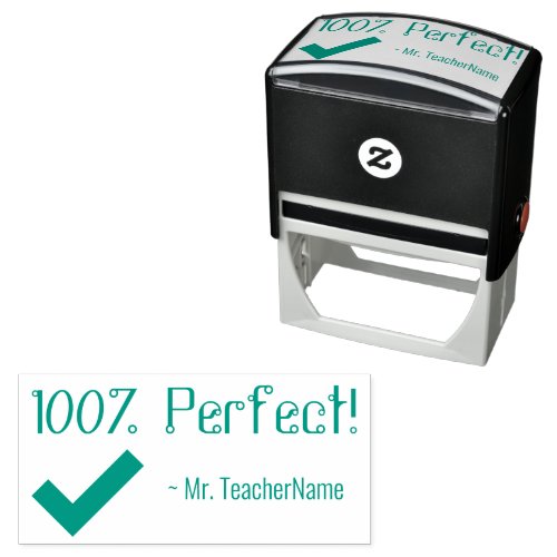 100 Perfect Teaching Assistant Rubber Stamp