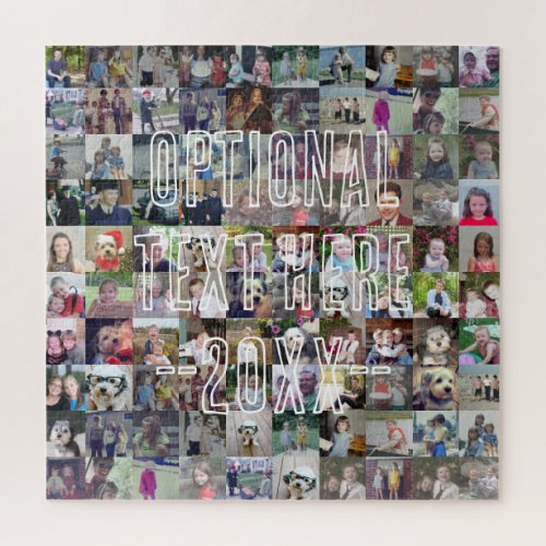 100 Photo Collage _ Level Difficult Custom Picture Jigsaw Puzzle