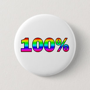 100% PINBACK BUTTON