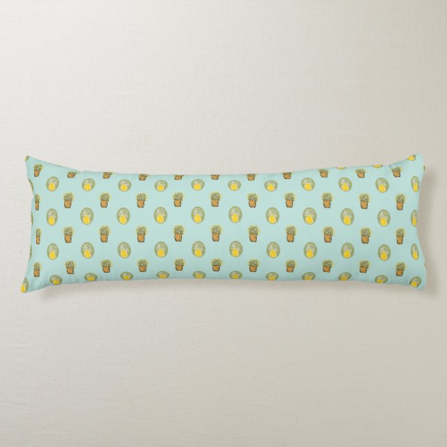100% pineapple body pillow (Front)