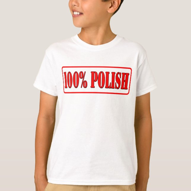 100% Polish T-Shirt (Front)