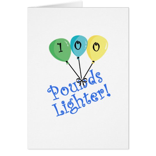 100 Pounds Lighter! Cards (Front)