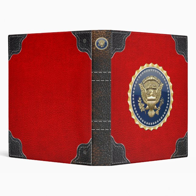 [100] Presidential Service Badge [PSB] 3 Ring Binder (Background)