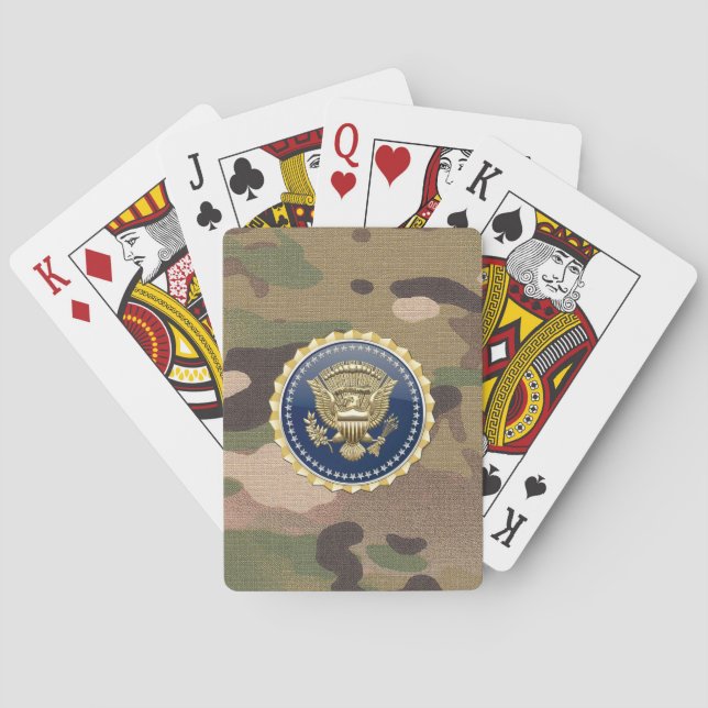 [100] Presidential Service Badge [PSB] Poker Cards (Back)