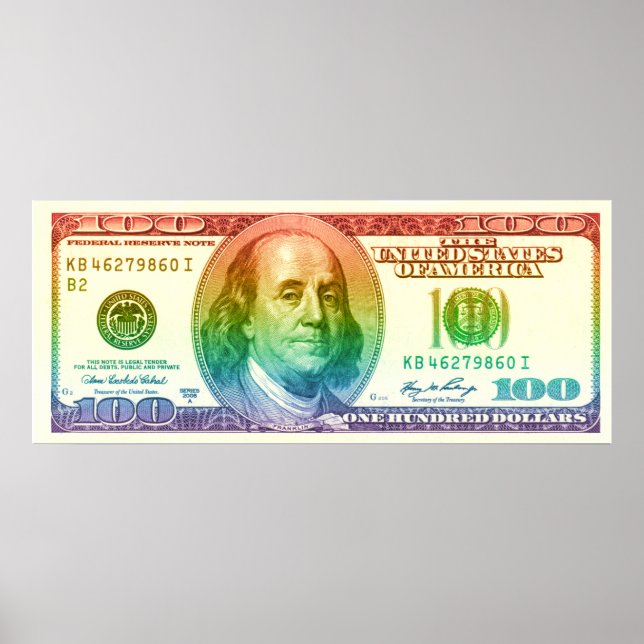 $100 Pride Poster (Front)
