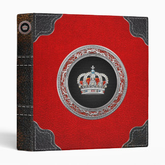 [100] Prince-Princess King-Queen Crown [Silver] Binder