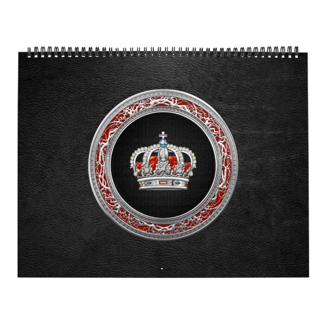 [100] Prince-Princess King-Queen Crown [Silver] Calendar (Cover)