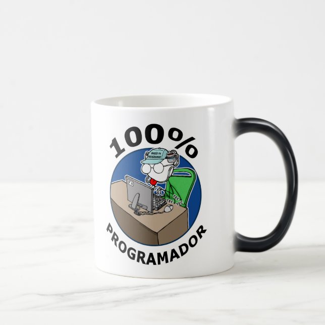 100% programmer color morph mug  (Right)