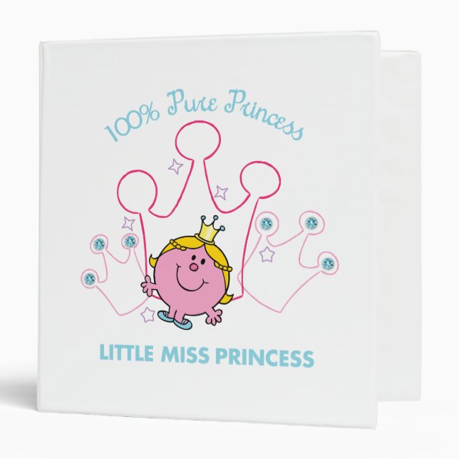 100% Pure Princess - Little Miss Princess 3 Ring Binder (Front/Inside)
