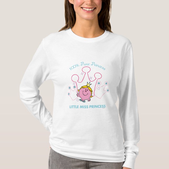 100% Pure Princess - Little Miss Princess T-Shirt (Front)